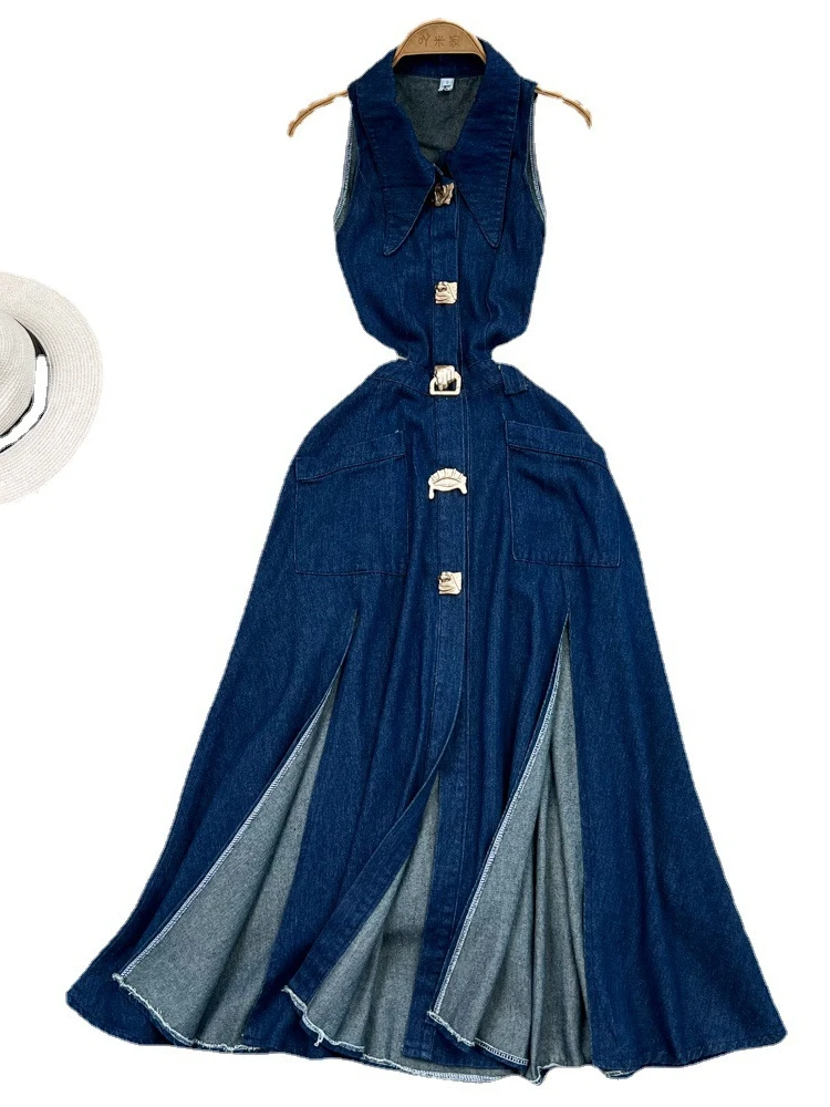 Новое Женское платье модное пикантное элегантное платье-поло с вырезами на талии