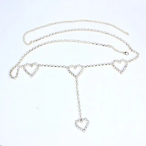 Ремни-цепочки женские металлические золотые/серебряные