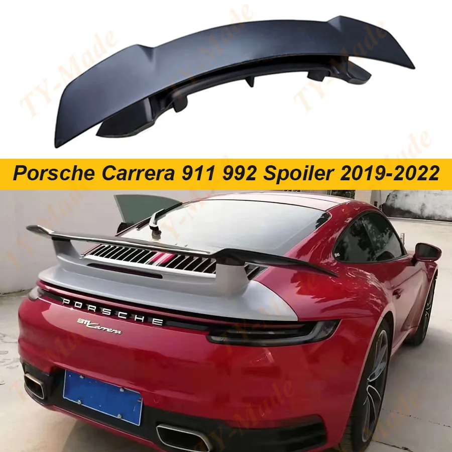 Alerón trasero de fibra de carbono FRP para coche, nuevo diseño deportivo, apto para Porsche Carrera 911, 992, 2019, 2020, 2021, 2022