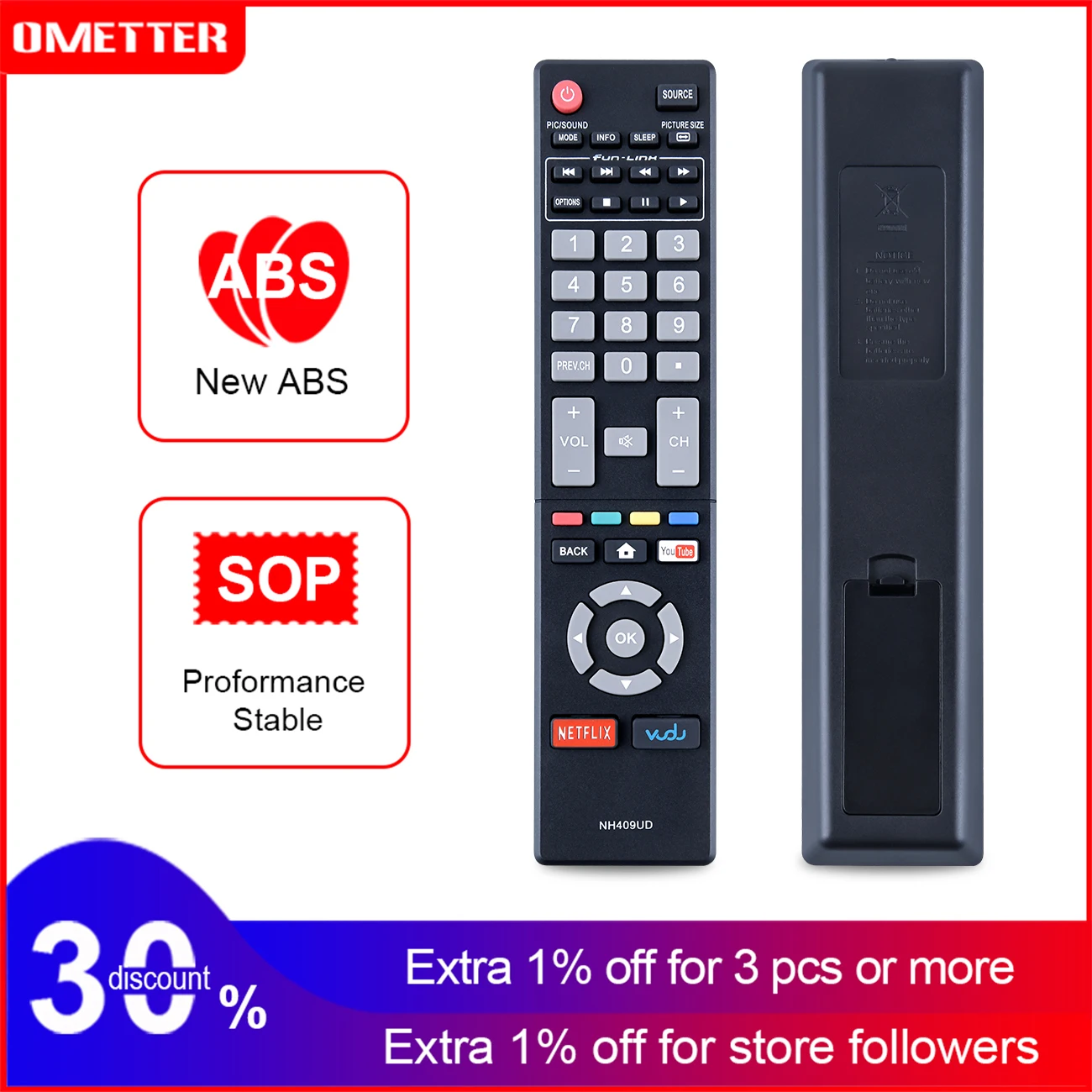 Пульт дистанционного управления подходит для Magnavox tv NH409UD NH419UD NH402 NH404UD NH405UD NH401UD NH410UP