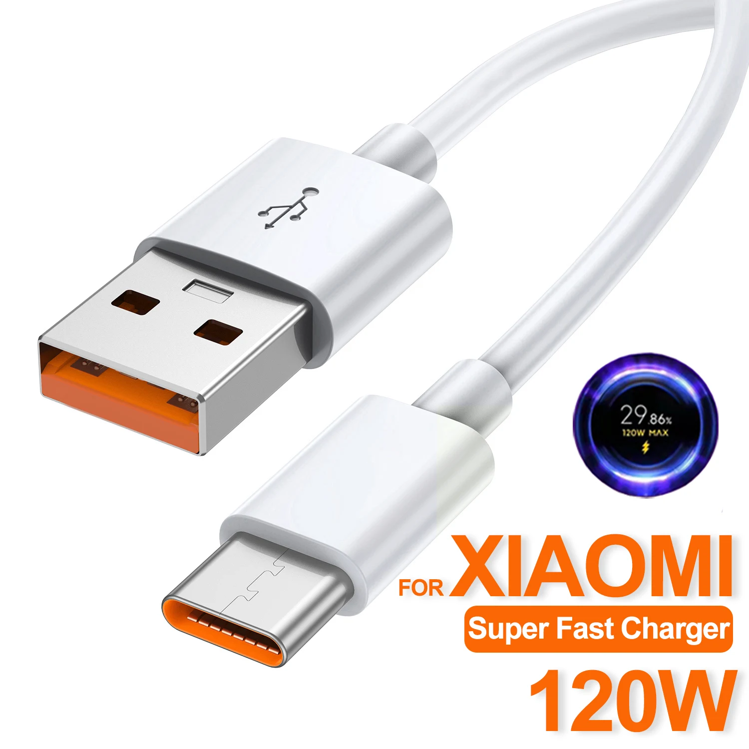 

For Xiaomi Original 120W 6A USB Type C Cable Super Fast Charging For Mi 12 11 10 9 Poco Redmi Type-C Charger Phone Accessories