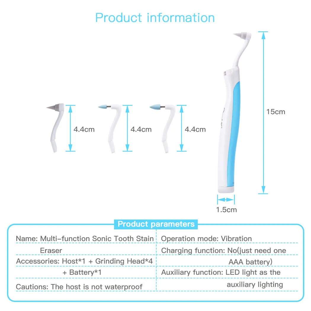 Ckeyin ультразвуковая Вибрация для удаления пятен зубной камень очиститель