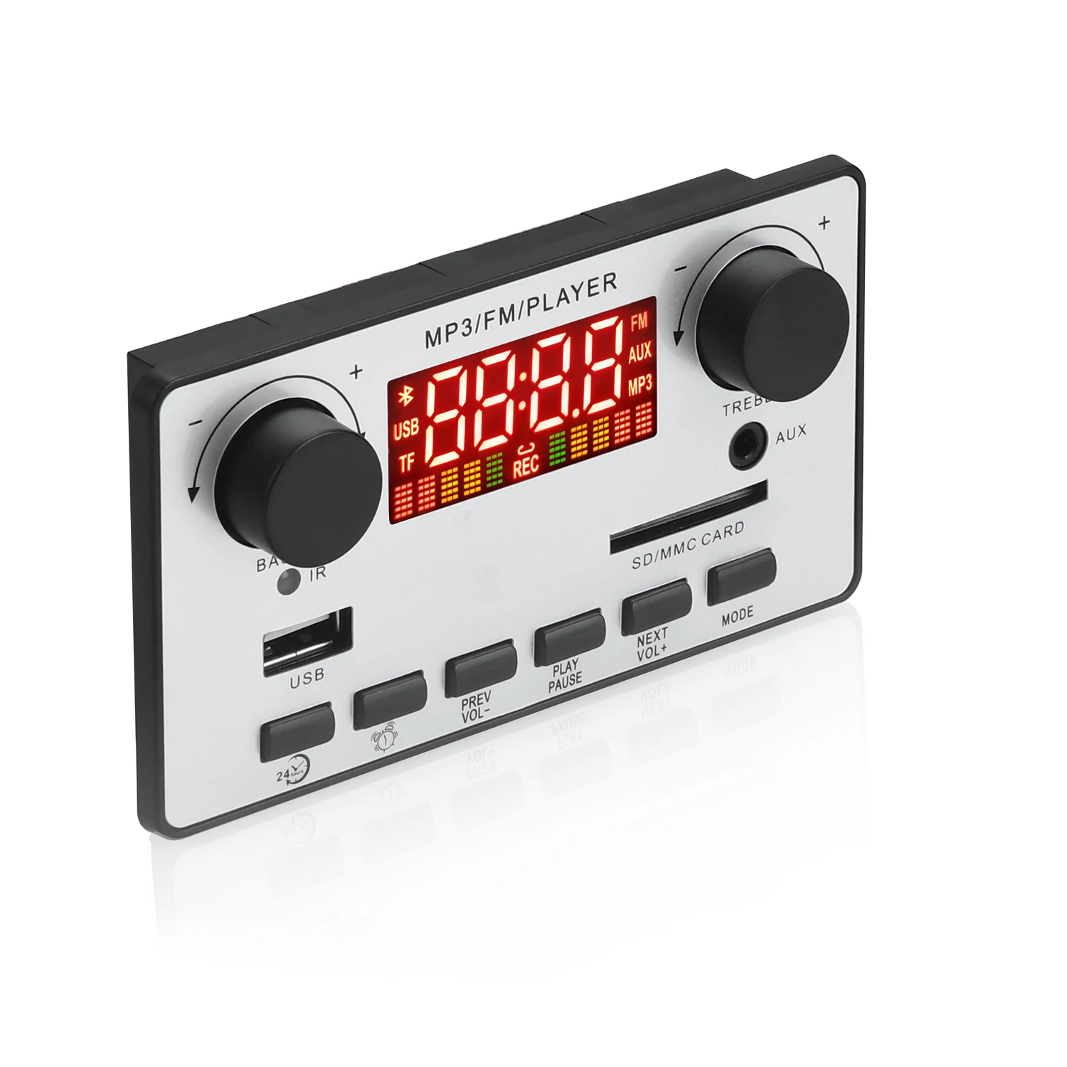 160W Amplifier MP3 Decoder Board 2*40W 8-24V Bluetooth 5.0 Car Player USB Recording Module FM AUX Radio For Speaker Handsfree images - 6