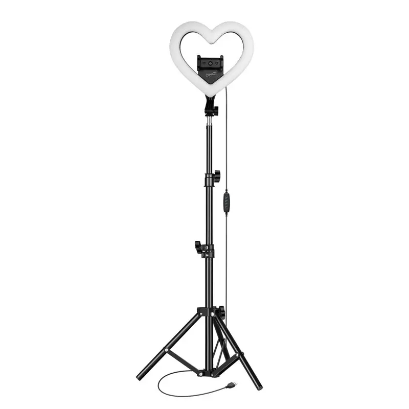 

Specially Designed, Colorful, Durable and Portable. Specially Designed, Colorful, Durable and Portable 10" Heart Ring Light with