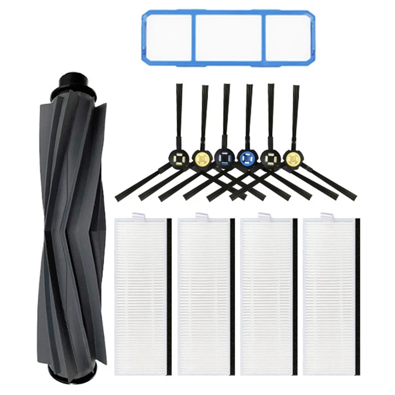 

Main Brush Side Brush Filter Screen Replacement Accessories Compatible For ILIFE A7 A9S X785 X750 X800 Robot Vacuum Cleaner