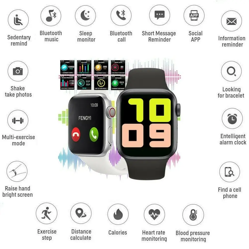 

Умные часы для фитнеса с измерением давления