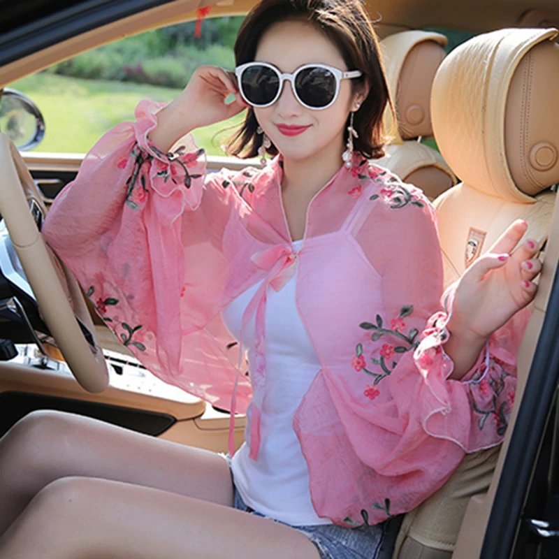 Женская Шифоновая туника в стиле бохо Свободный кардиган с длинным рукавом и