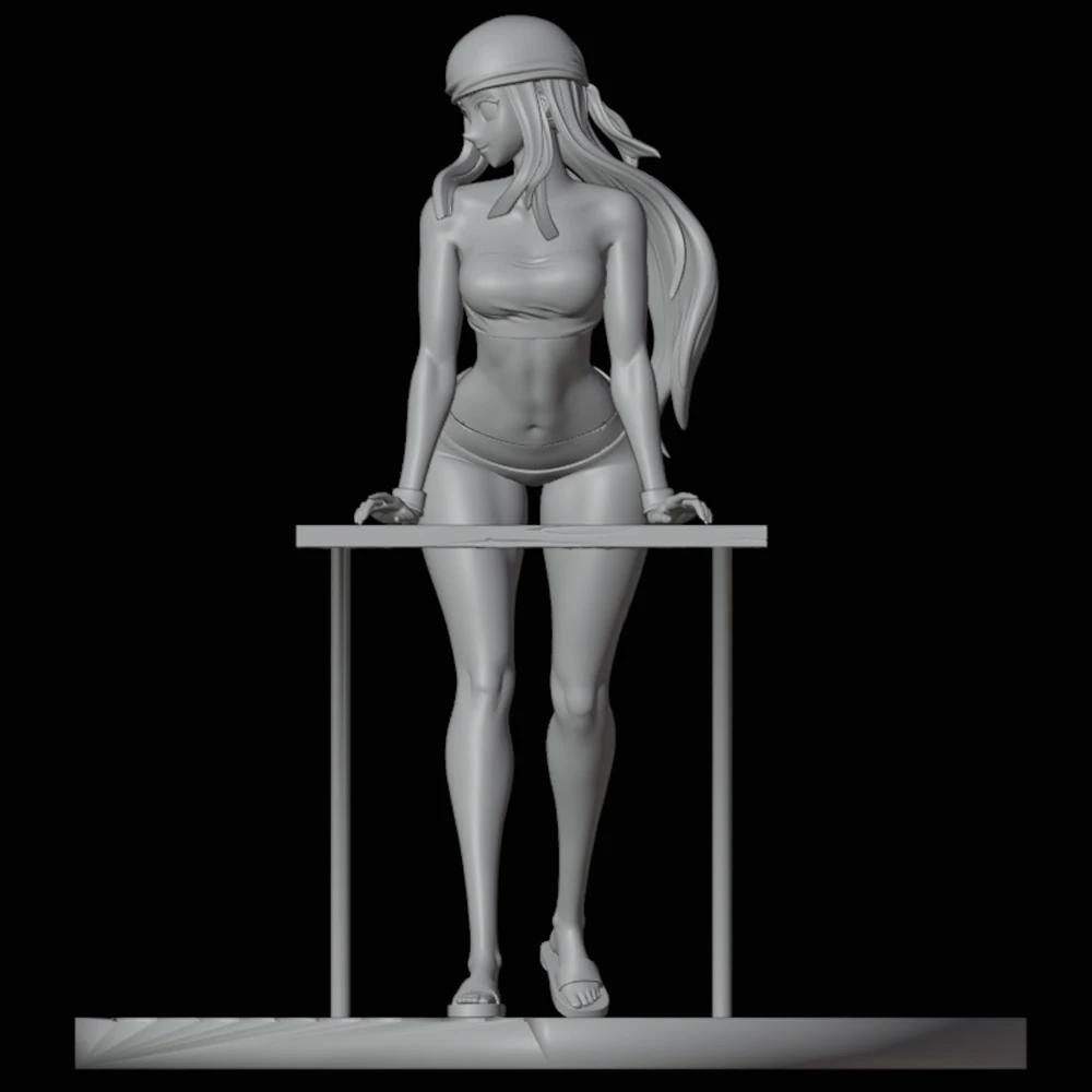 1/24 Winry Rockbell NSFW модель с 3d печатью смола Неокрашенная искусственная кожа