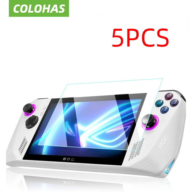 

5pcs Screen Protectors for ASUS ROG Ally Game Console Tempered Film for ASUS RogAlly Gaming Handheld Screen Glass Film
