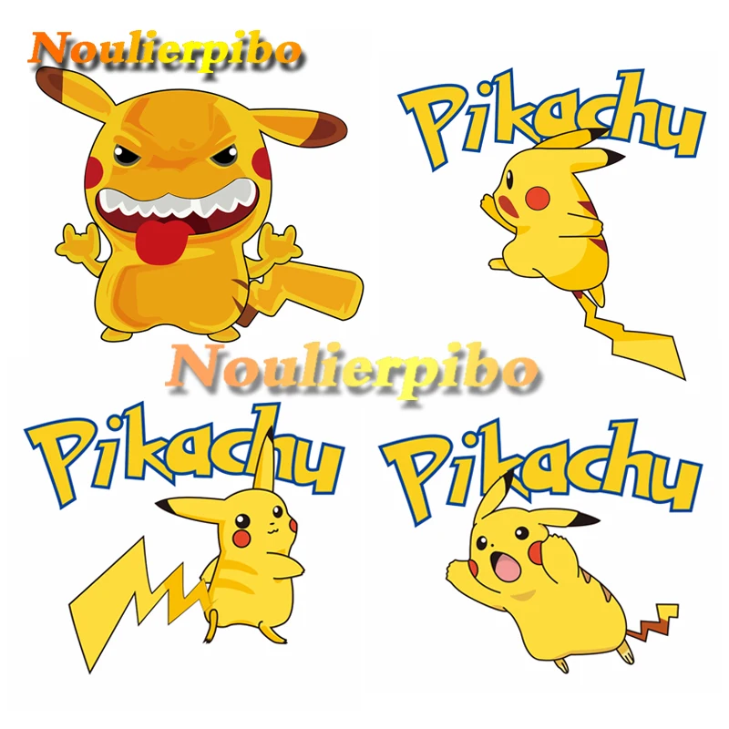 Забавные аниме автомобильные наклейки Покемон Пикачу ПВХ автомобильный бампер