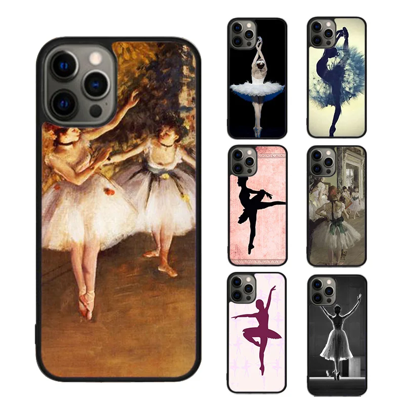 Чехол для телефона с изображением балерины танцовщицы iPhone SE2020 15 16 14 13 Pro Max Coque 12 11 8
