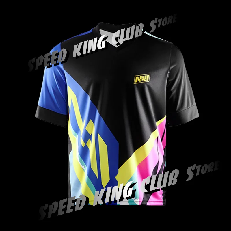 Трехцветный футбольный трикотаж Navi 2024 быстросохнущий топ унисекс для CSGO