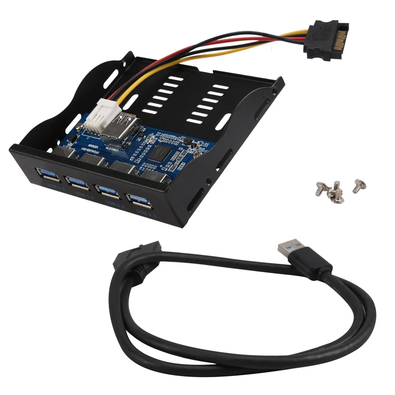 

Передняя панель с флоппи USB3.0, передняя панель с 4 портами для 3,5-дюймового флоппи-Бей, 19 контактов до 4 портов s, плата расширения концентратор...