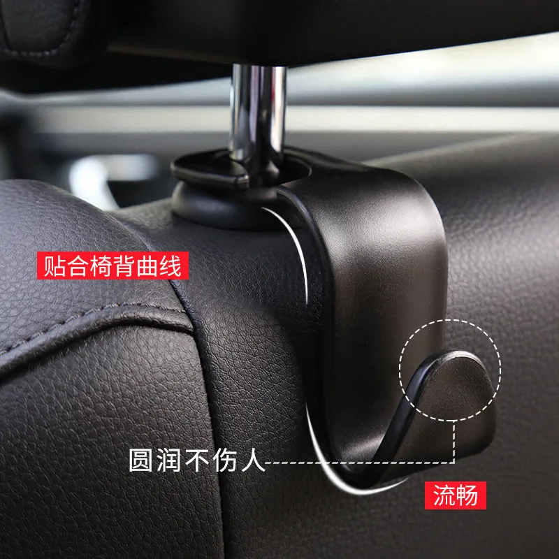 

10 PCS Auto Car Seat Back Hook Hanger Headrest Mount Storage Holder Bearing 20kg for Car Bag pouch Clothes Coats Hanging Hooks