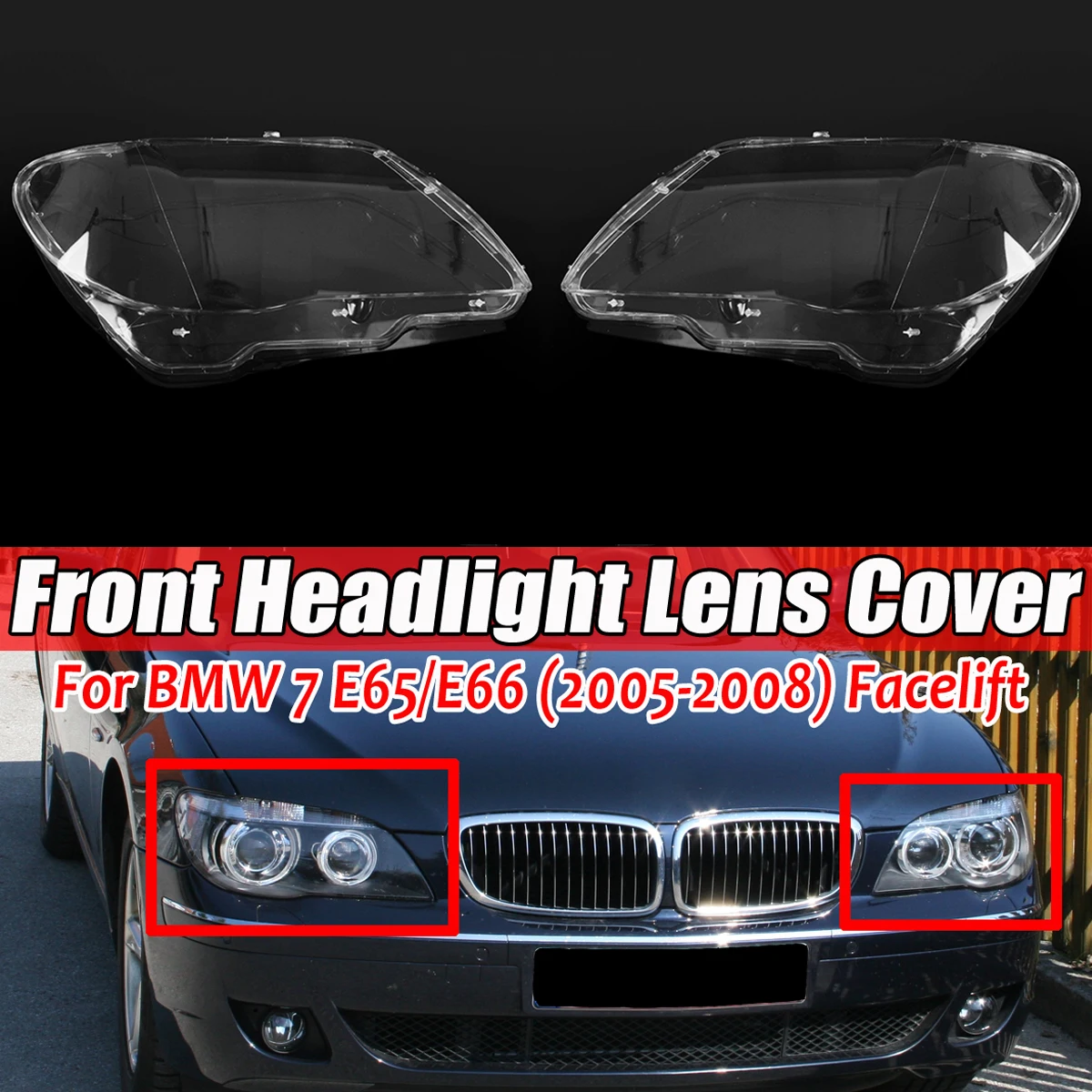 Фото Автомобильная передсветильник фара для BMW 7 серии E65 E66 2005-2008 №1
