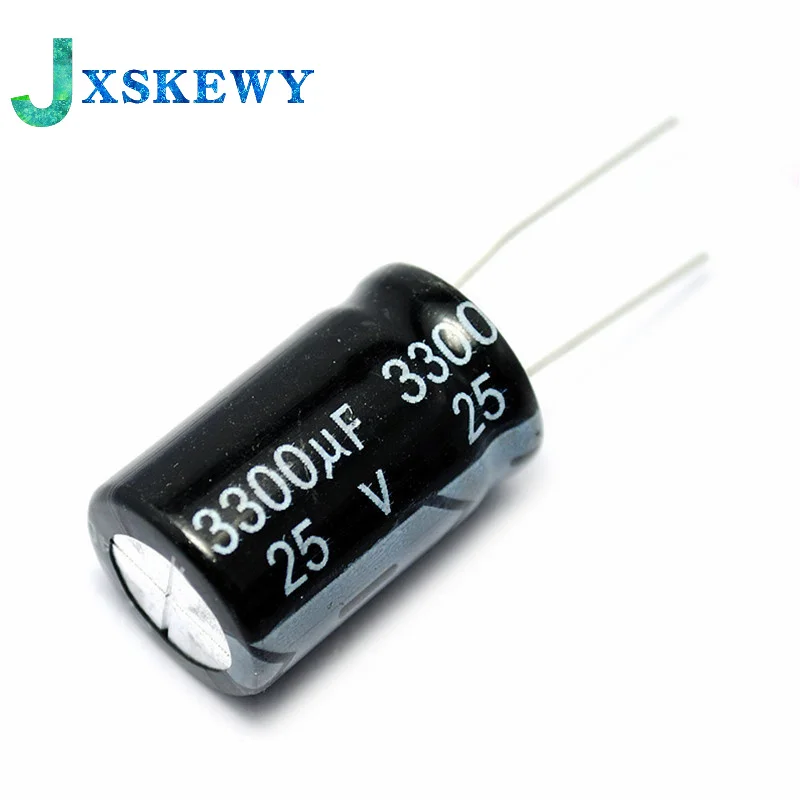 

5PCS Electro Electrolytic capacitor 25v3300uf 3300uf25v 16*25 25v 3300uf 16x25