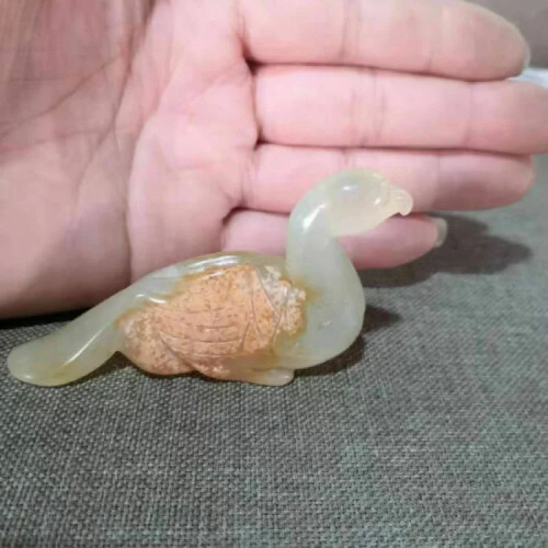 

Антикварная нефритовая подвеска «мандаринка» ручной работы серии подвесок случайного цвета отправляется