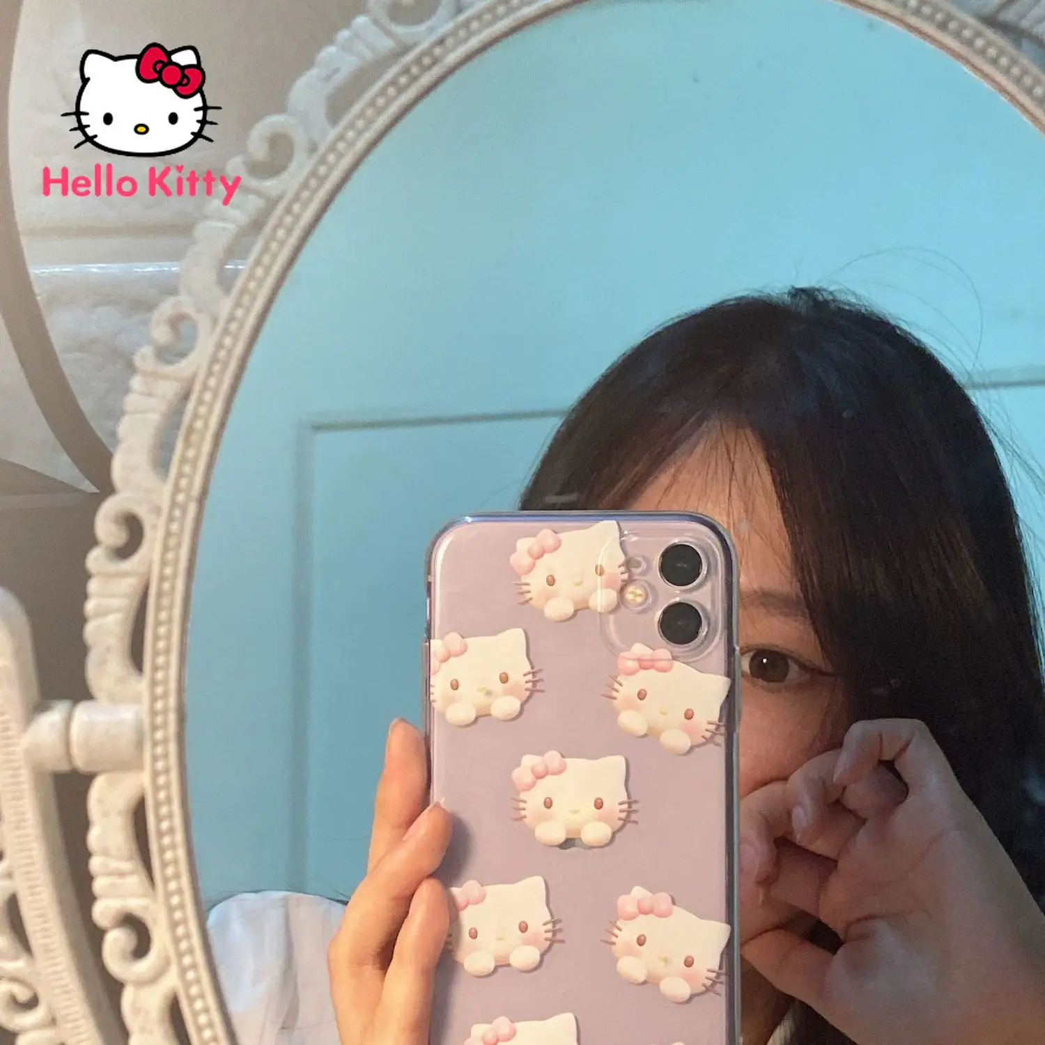 

Hello Kitty for IPhone7/8P/X/XR/XS/XSMAX/11/12Pro/12mini Cartoon Silicone Anti-drop Phone Case