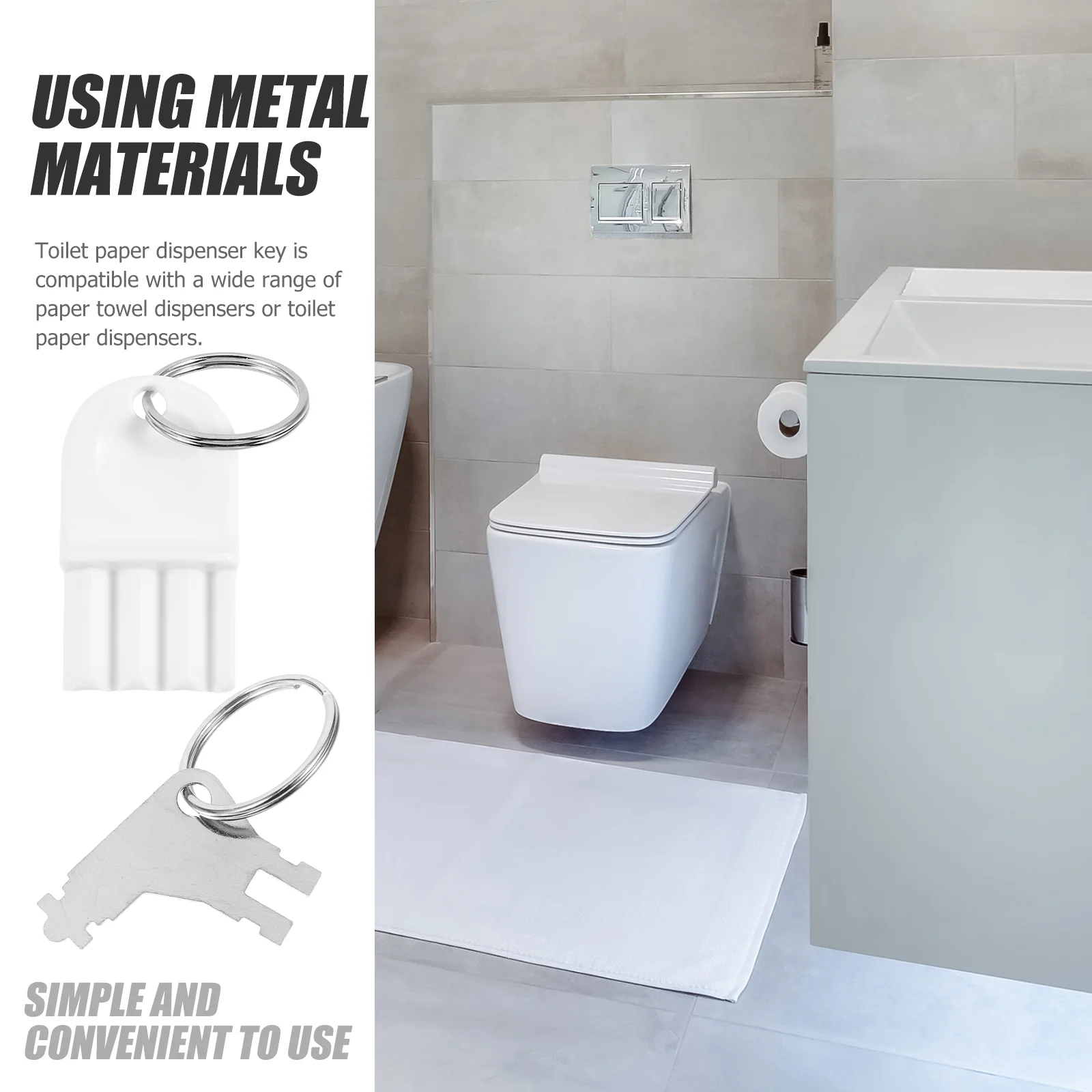 2 комплекта Автоматический Металлический Диспенсер для туалетных