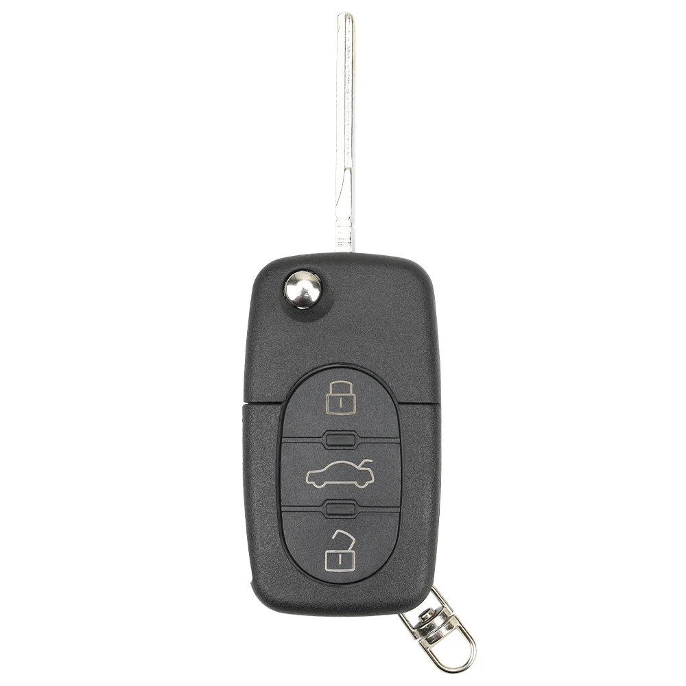 

Лео для Audi A2 A3 A4 A6 A8 TT с чипом ID48 флип-ключ дистанционного управления 4D 0837231 A/N/M/K/E необрезанное лезвие HU66.