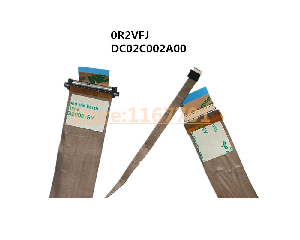 Новый оригинальный кабель для ноутбука/ноутбука LCD/LED/LVDS Dell Precision M4700 0R2VFJ DC02C002A00 RGB