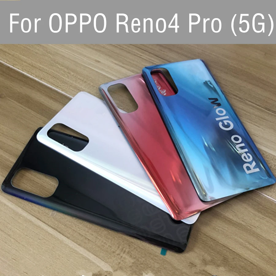 

For OPPO Reno4 Pro 5G Battery Back Rear Cover Door Housing For Reno 4 Pro CPH2089 Battery Back Cover Replacement