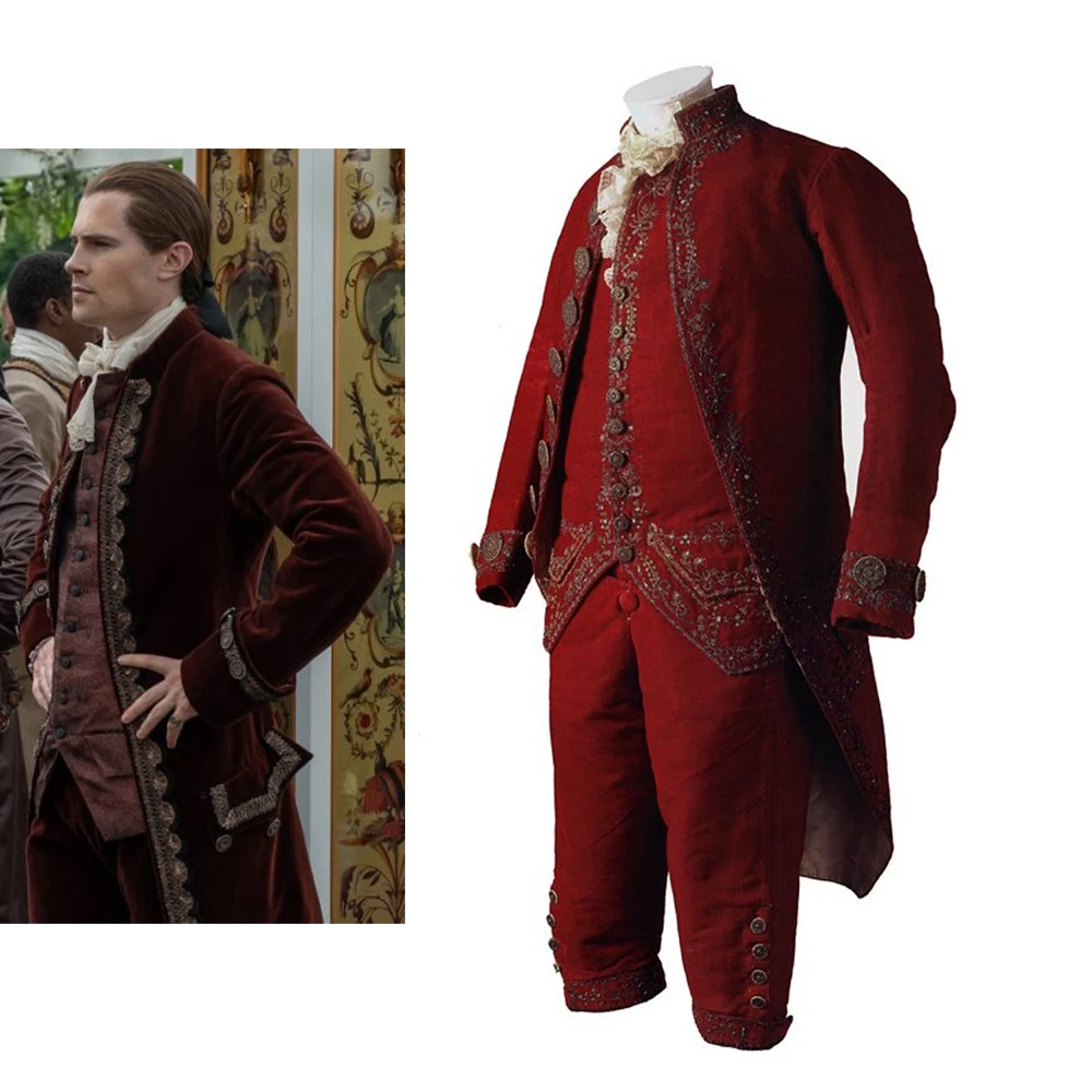 1778-х годов мужской свадебный костюм в стиле рококо Tudor Regency Royal Court благородный