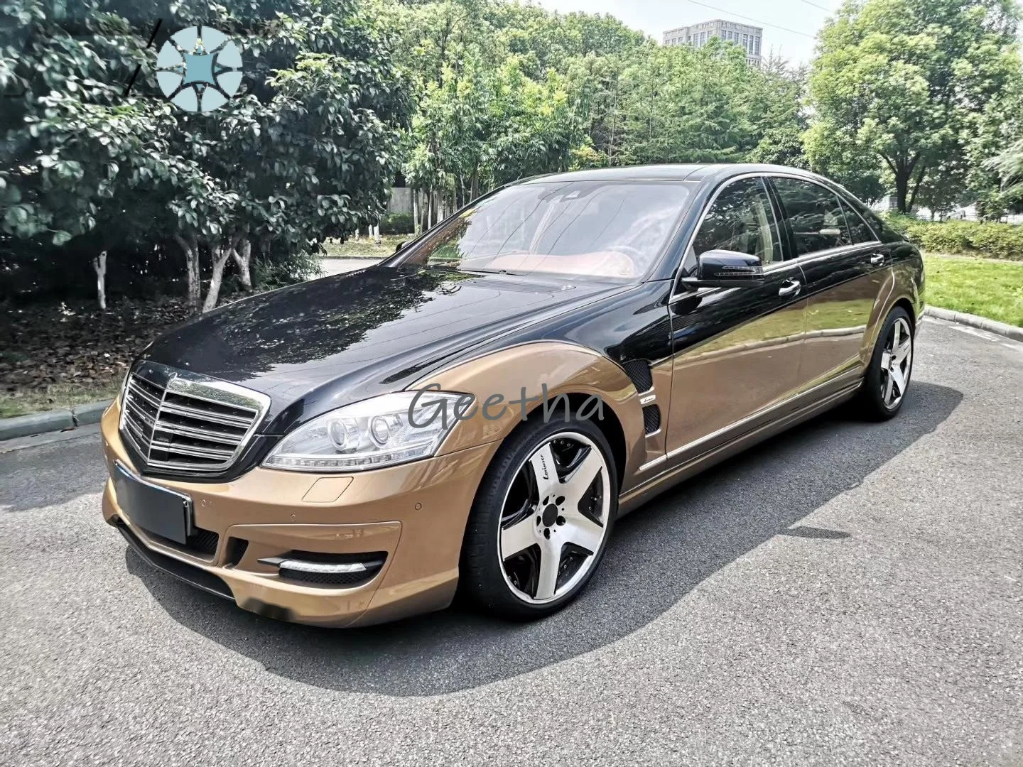Фото 2003-2013 W221 Высококачественный автомобильный бампер в стиле Lorinse, автоматический полный комплект кузова для Mercedes BENZ S-Class W221 №4
