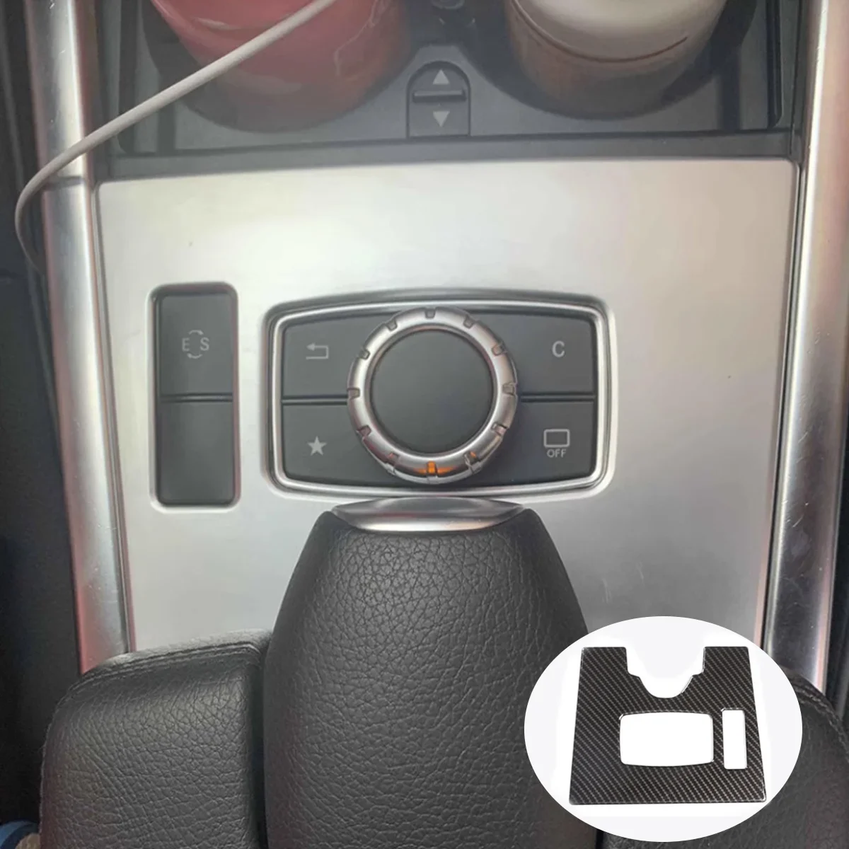 Наклейка на панель управления для Mercedes Benz E Class W212 2014-15