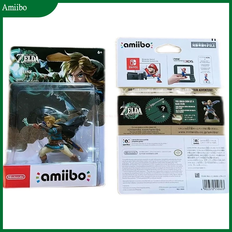 

Легенда о Зельде: Tears Of The Kingdom Amiibo Nfc Switch Аниме фигурки, дышащие Дикие игры, фигурки, ПВХ Модель, игрушка, подарок для детей