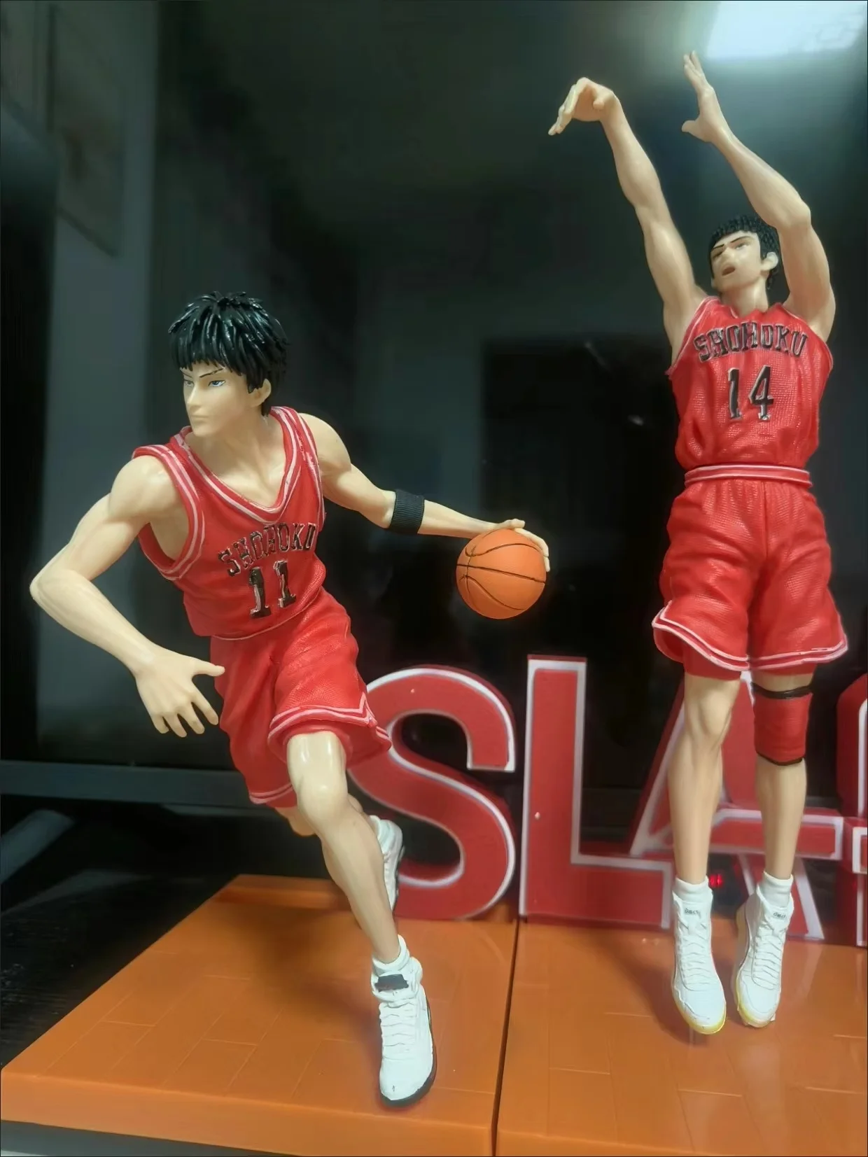 Фото Горячее аниме Slam Dunk Five дополнительная модель статуя Сакураги Ханамичи фигурки Коллекционное украшение для рабочего стола орнамент Рождественский подарок №4