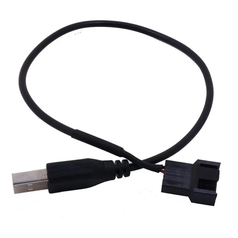 

USB To 4PIN CPU Fan Adapter Cable Notebook Cable Motherboard Small 4pin Connector USB Interface USB To Small 4Pin