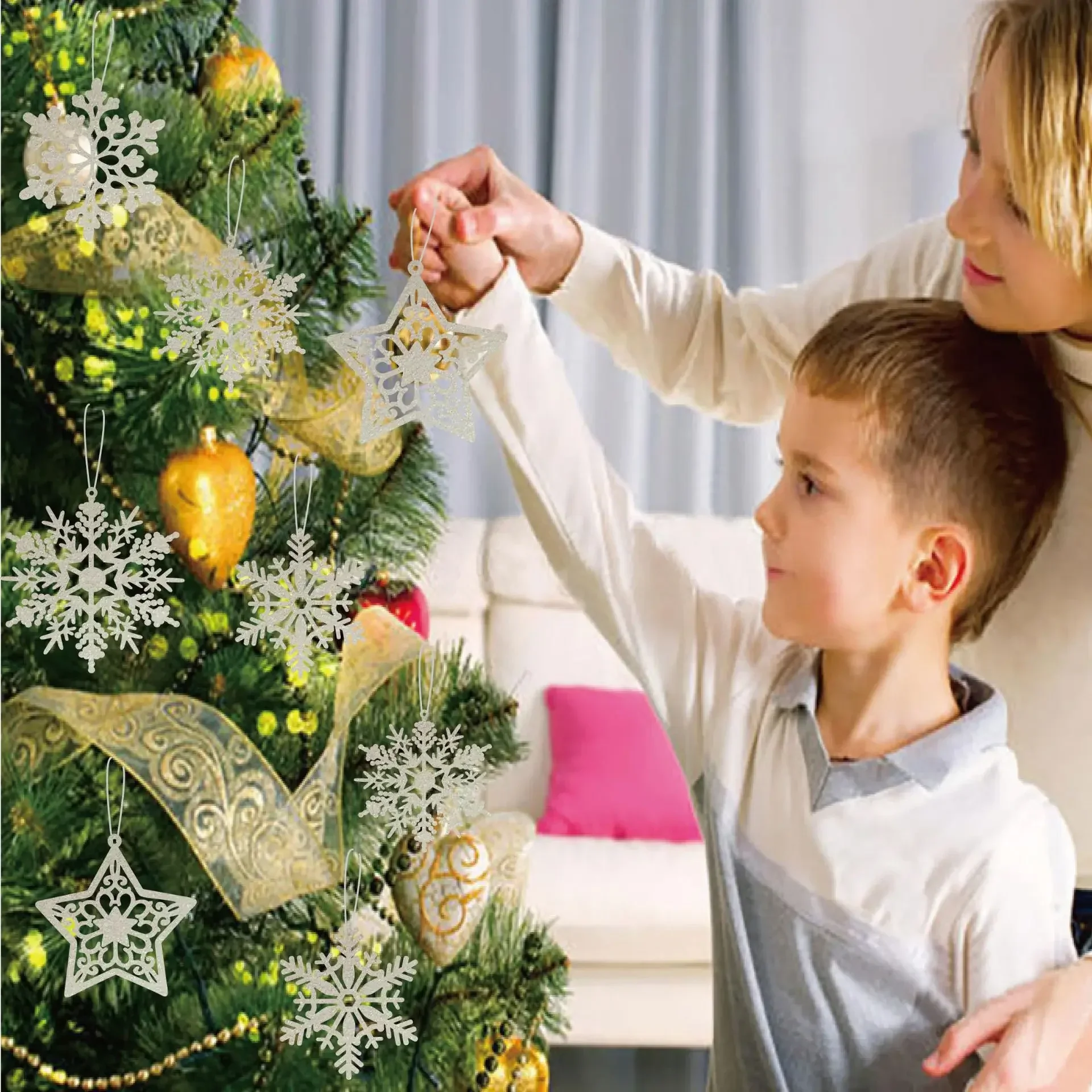 

Набор из 20 украшений для ёлки