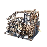 diy craft 3d wooden puzzle mechanical gear toy for dropshipping