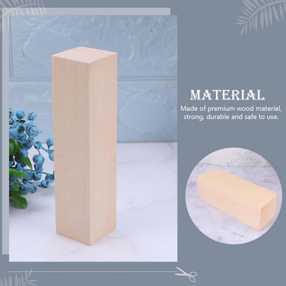 Деревянные блоки искусственная древесина из необработанной липы |