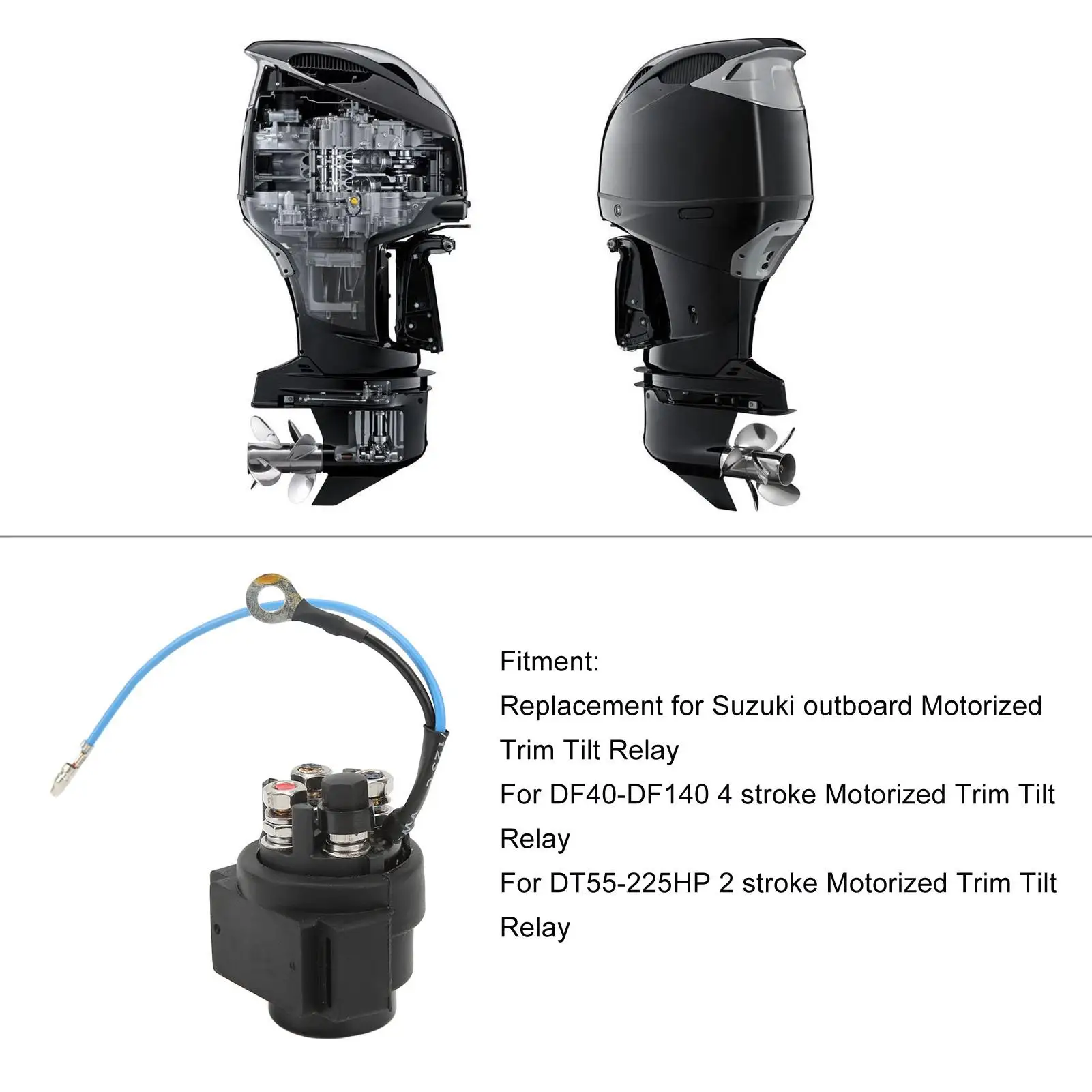 Power Trim Tilt для реле устойчивый к высоким температурам 38410-94550 прочный df40-DF140