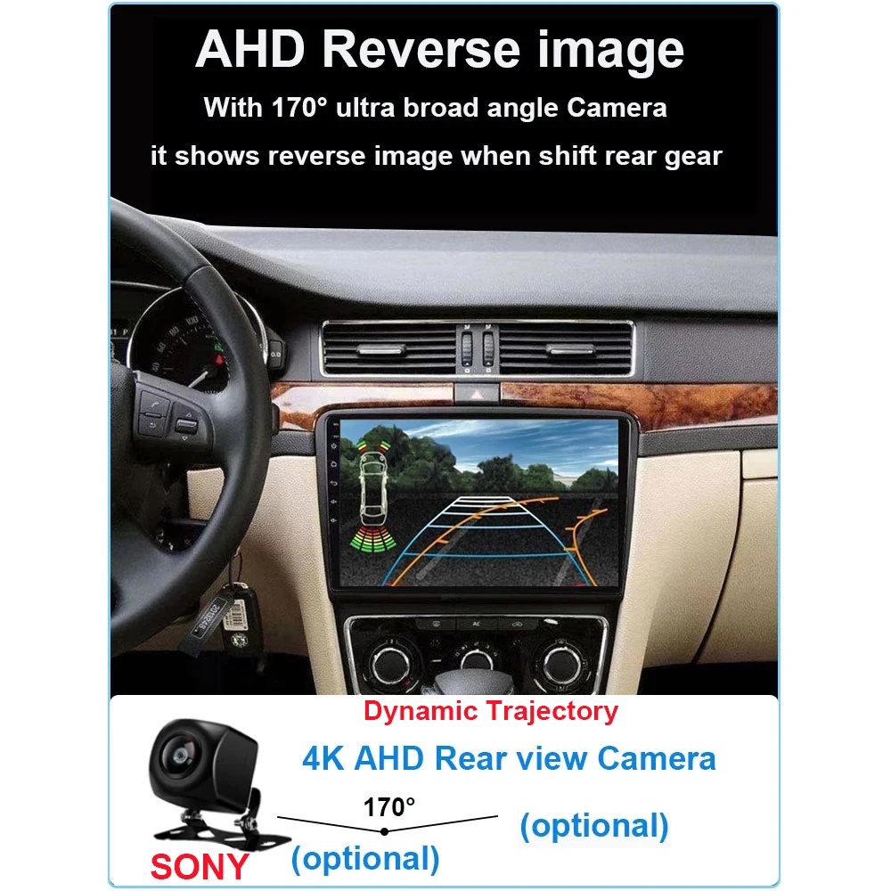 Автомобильный мультимедийный плеер IPS DSP Android 11 для Skoda Superb 2 B6 2008-2015 с поддержкой