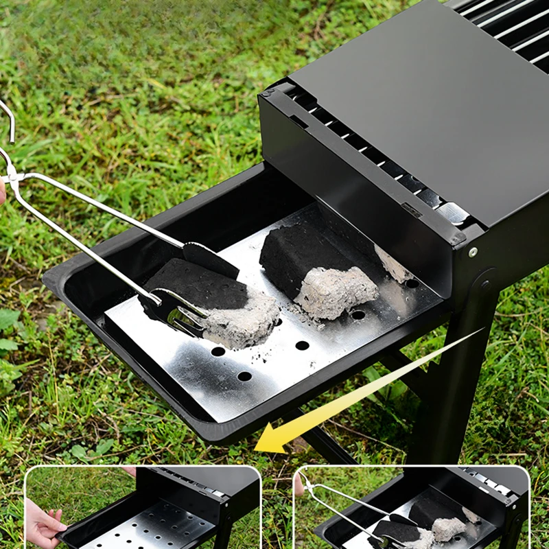 Портативная полка для приправ уличная горелка барбекю кебаб угольная плита