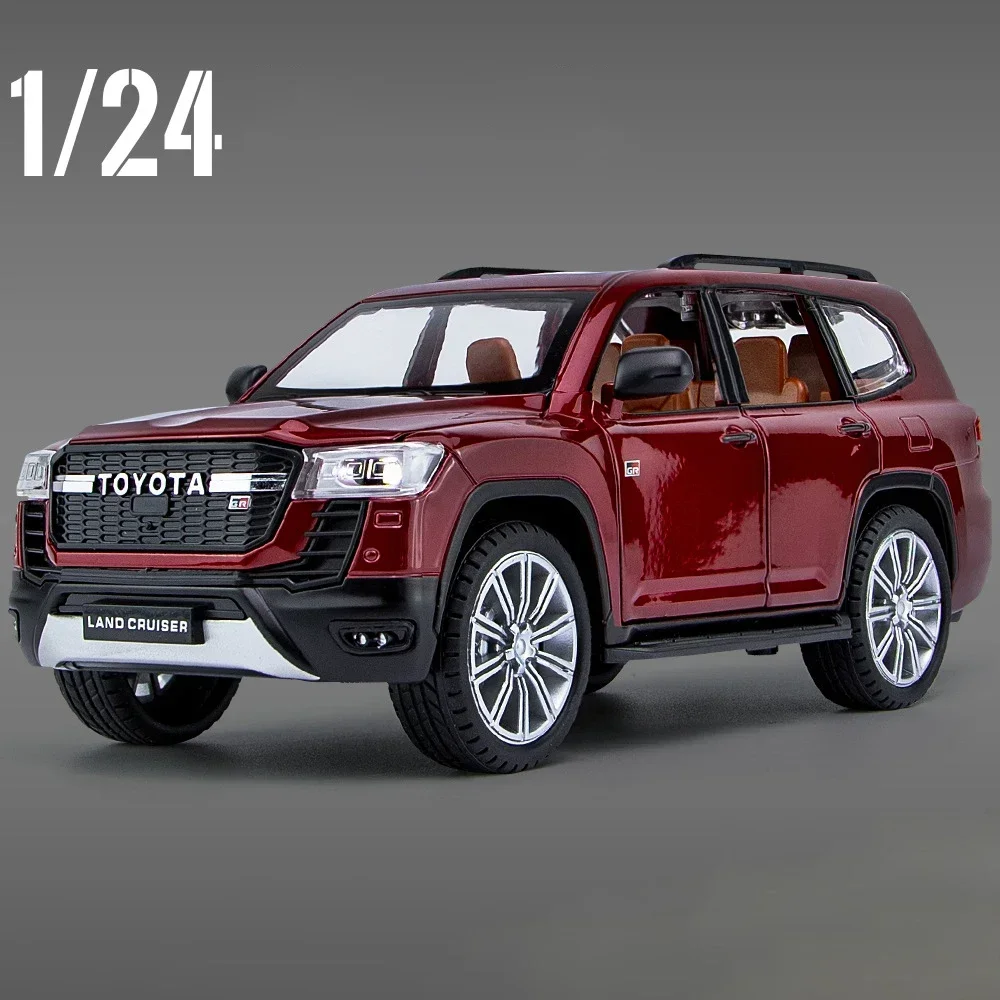 1:24 Toyota LAND CRUISER GR Sport литые игрушечные автомобили из сплава металлическая