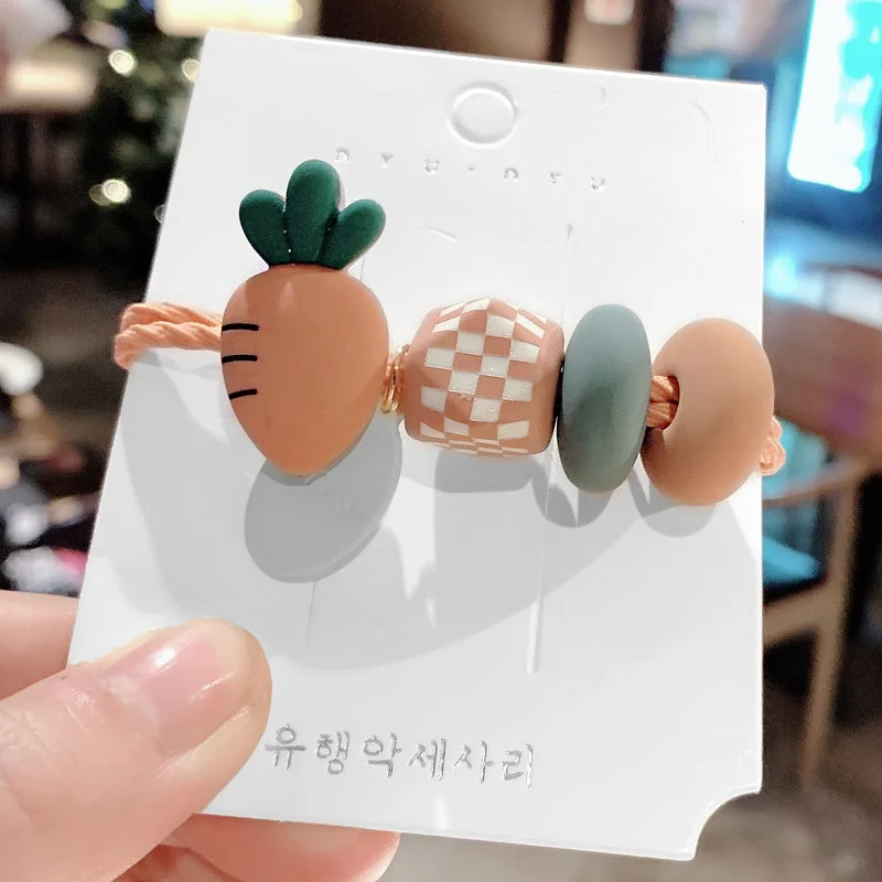 

hair accessories hair bands for girls scrunchies envio gratis lote vintage Fashion Cartoon cute Donut Hair ring headband Korean