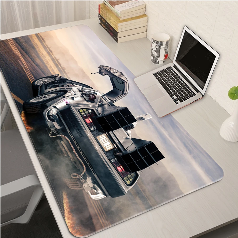 

back to the future mouse pad gamer anime 900x300x2mm notbook mouse mat gaming mousepad large thick pad mouse PC desk padmouse