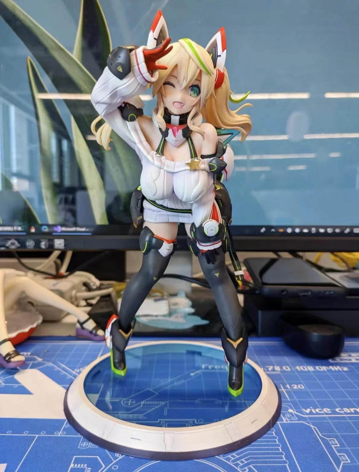 100% оригинал: Phantasy Star Online2es 23 см Jenny Stellar Memory 1/7 ПВХ экшн-фигурка Коллекционная модель куклы игрушки