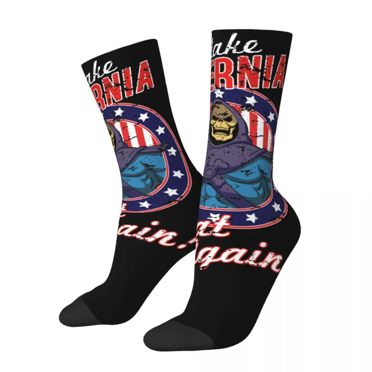 

He-Man And The Masters Of The Universe Socks Men's Women's Make Eternia Great Again Socks Spring Autumn Winter Middle Tube Socks