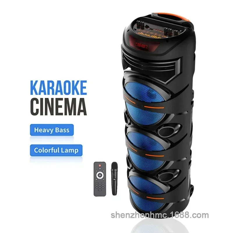 Фото Caixa De som 3000 Вт высокомощная Bluetooth-колонка, 12 дюймов, уличный портативный сабвуфер, 3D стерео колонка с объемным звуком, музыкальный центр №4