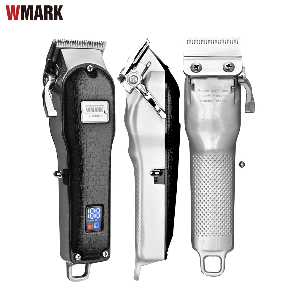 Crocodile Grain Cover 2500mah Hair Machine With 440c Blade
