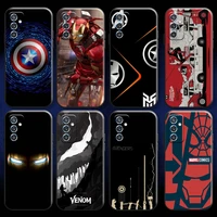 marvel avengers iron man for samsung a11 a21s a31 a32 a41 a51 a71 a52 a72 4g 5g phone case silicone cover soft carcasa