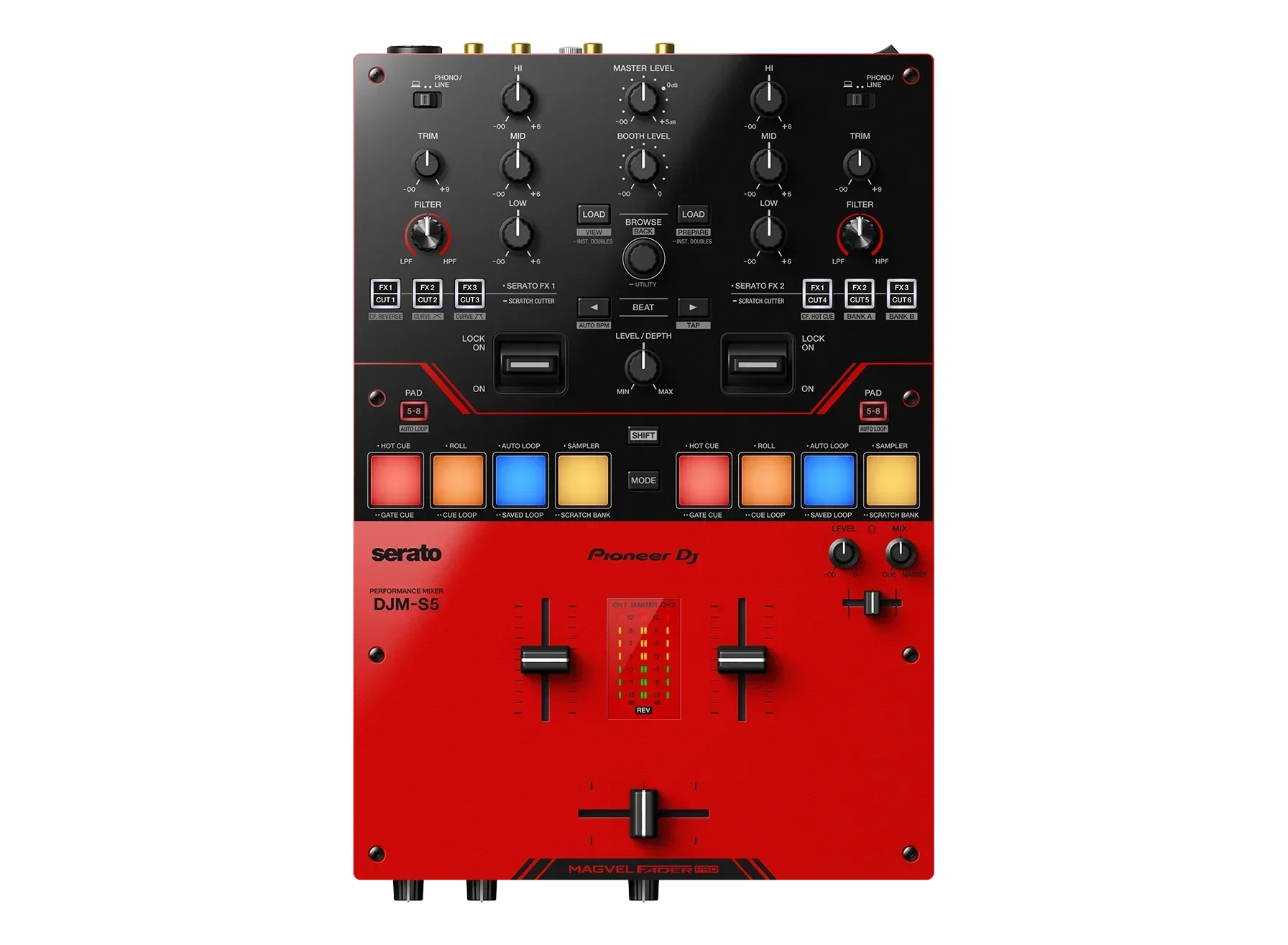 ОРИГИНАЛЬНЫЙ 2-канальный микшер Pioneer DJ DJM-S5 для Serato