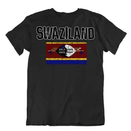 Флаг Футболка Swaziland модный страна сувенир подарок футболка Гордость логотип