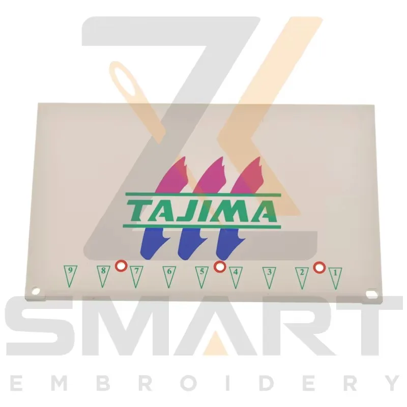 Крышка лицевой панели 9 цветов FN 0622020900 Детали вышивальной машины Tajima T0302-TJ09
