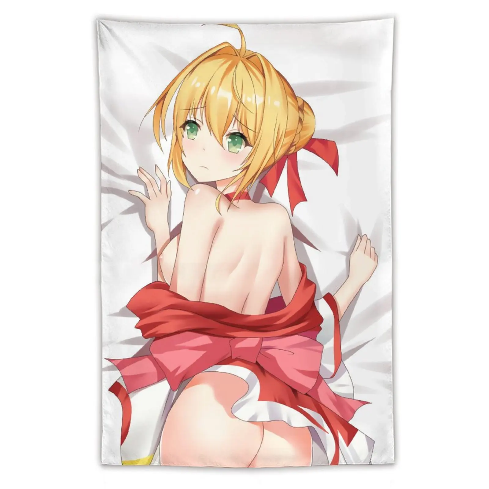 

22719-Fate Grand Order Saber Nero Anime Tapestry Wall Art Poster Home Tapestries Bedroom Decor